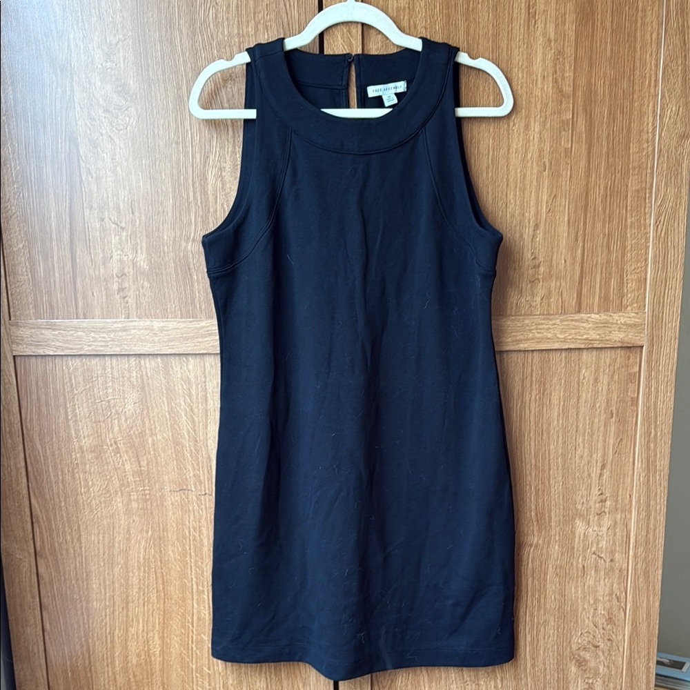 Black Sleeveless Sheath Mini Dress for Cocktail